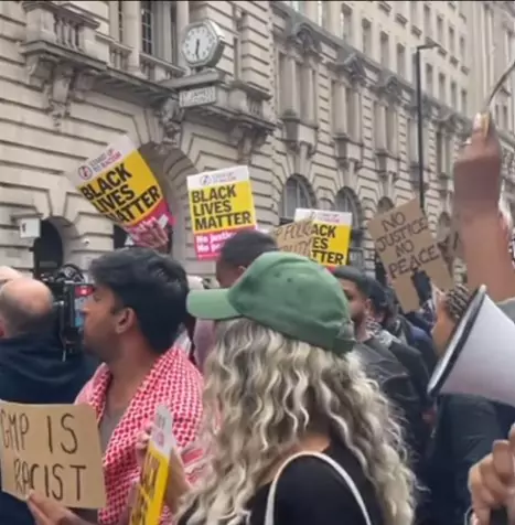 Massive Protest on Manchester Incident 