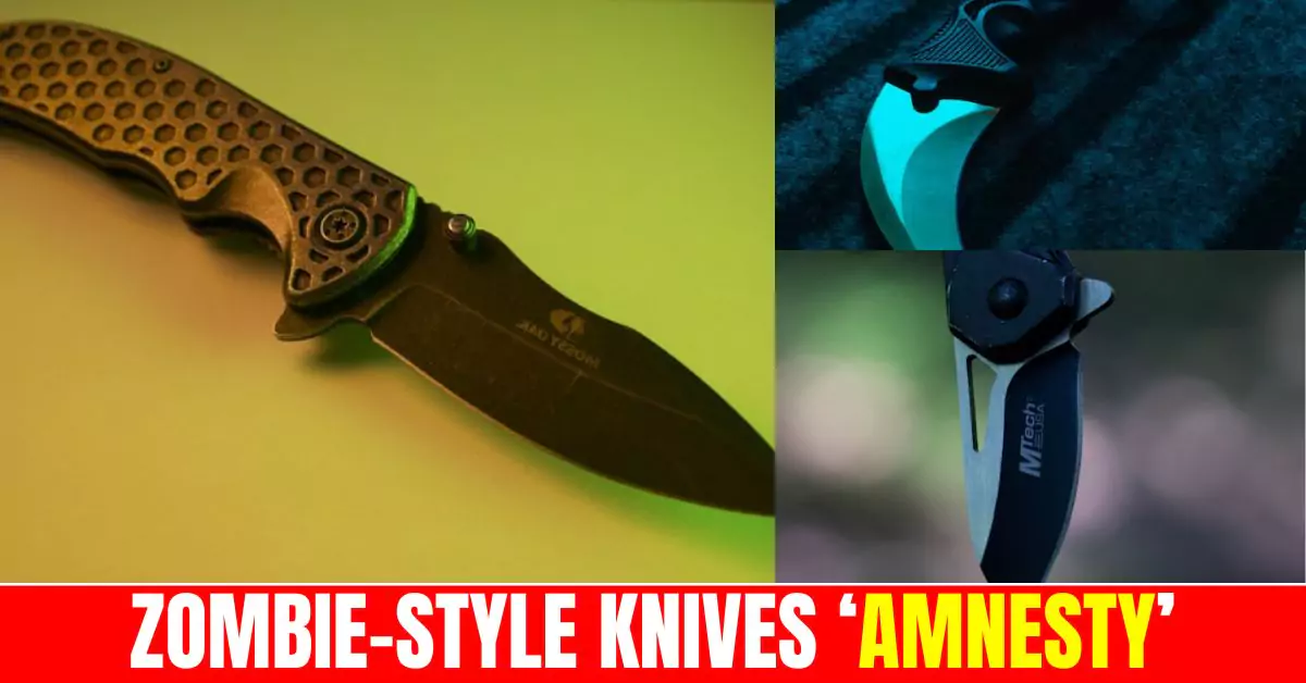 Cambridgeshire Residents Who Owned “Zombie-Style” Knives Can Hand Over to Police