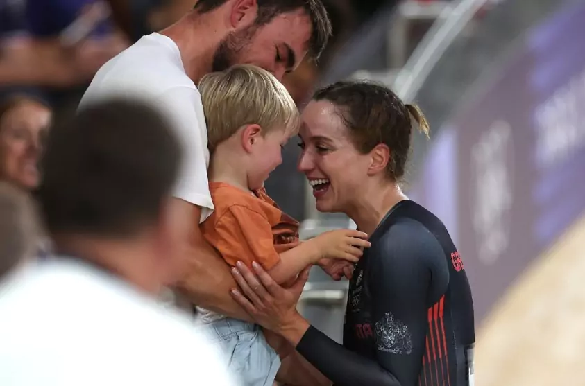 The fact that Barker could enjoy the occasion with her son Nico, Team GB Player