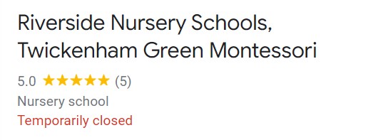 Twickenham Green Nursery stated that Lecka was suspended