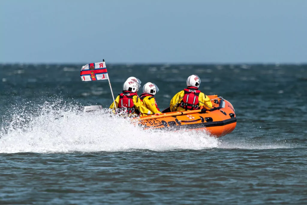 RNLI Angle safely transferred 