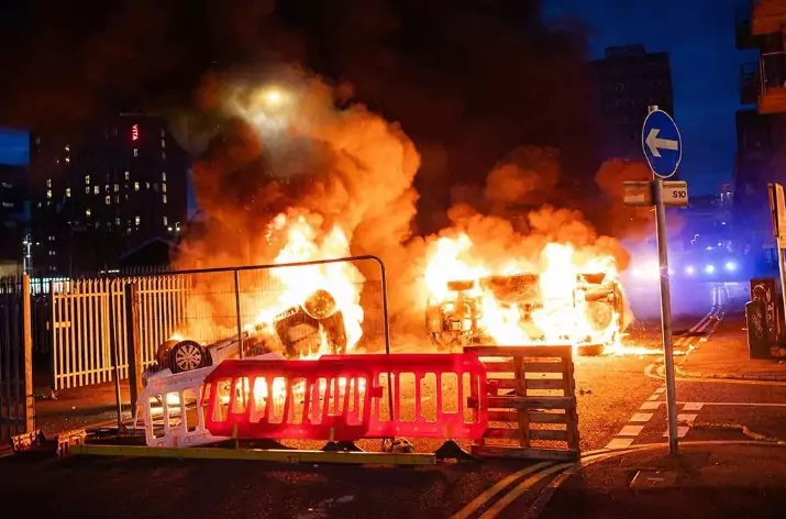 Northern Ireland riot 