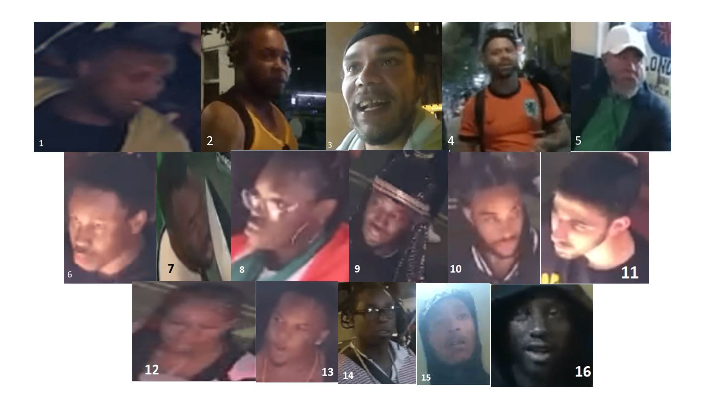 MET Police issued 16 Witnesses images of the Notting Hill Carnival Murder