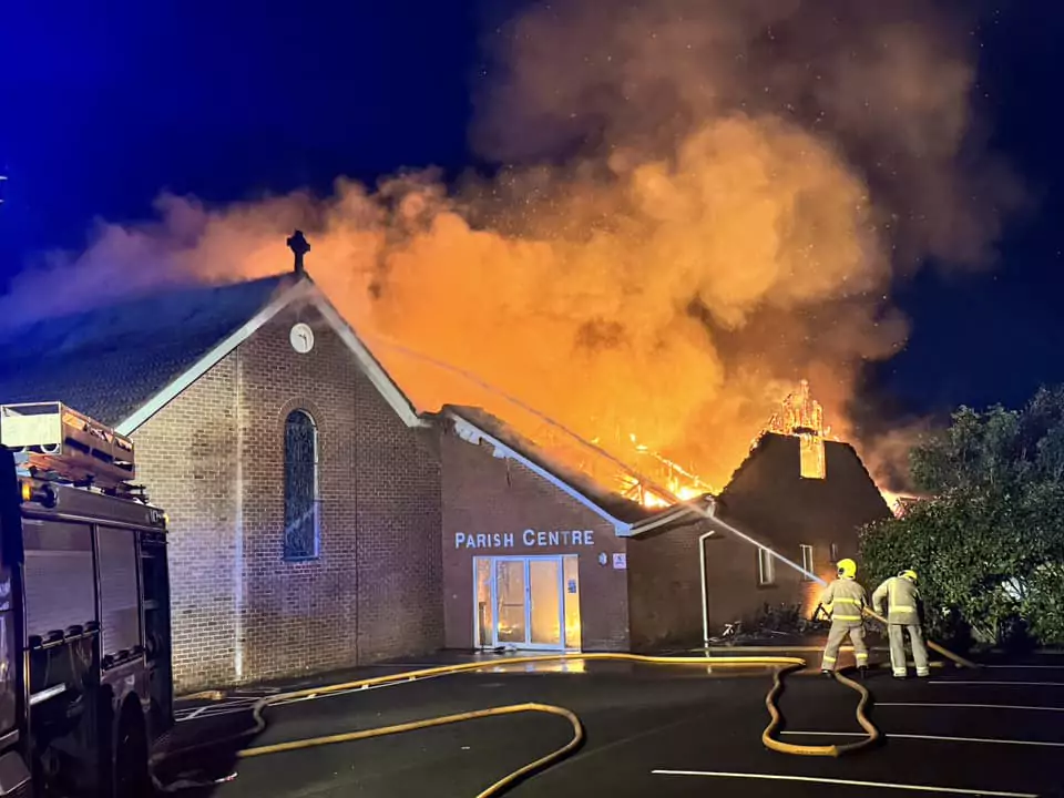 Devastating Arson Attack on Historic Greenisland Church