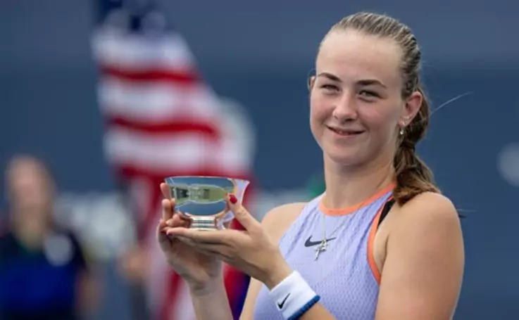 The first British tennis player to win, a junior US Open title in fifteen years is a seventeen-year-old.