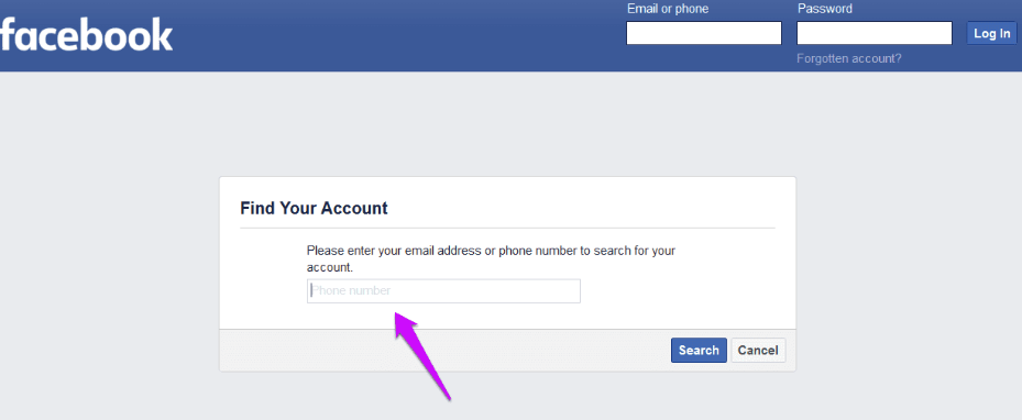 Recover Your Facebook Account